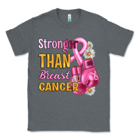 Charcoal Heather Stronger than breast cancer Classic Tee - Artiststas