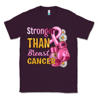 Plum Stronger than breast cancer Classic Tee - Artiststas