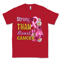 Red Stronger than breast cancer Classic Tee - Artiststas