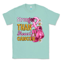 Seafoam Stronger than breast cancer Classic Tee - Artiststas