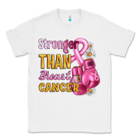 White Stronger than breast cancer Classic Tee - Artiststas