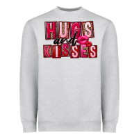 Hugs And Kisses Heavyweight Sweatshirt | Teevron