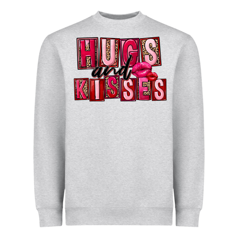 Hugs And Kisses Heavyweight Sweatshirt by FaDigitalArtStudio | Teevron