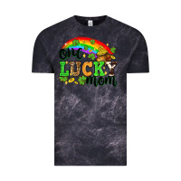 Cloud Black One lucky mom St. Patricks Day Vintage Tee - Neo Western