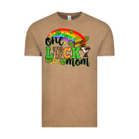 Vintage Coffee One lucky mom St. Patricks Day Vintage Tee - Neo Western