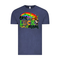 Vintage Denim One lucky mom St. Patricks Day Vintage Tee - Neo Western