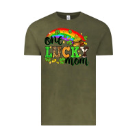 Vintage Olive One lucky mom St. Patricks Day Vintage Tee - Neo Western
