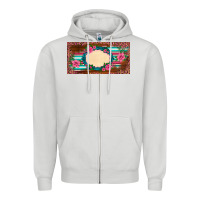 Dove Grey western pink flovers leopard serape   license plate template Zipper Hoodie - BarkalooDesign