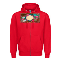 Red western pink flovers leopard serape   license plate template Zipper Hoodie - BarkalooDesign