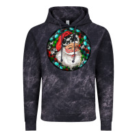 Cloud Black Christmas Santa Claus Vintage Hoodie - RanaPortraitStore