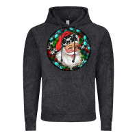 Vintage Black Christmas Santa Claus Vintage Hoodie - RanaPortraitStore