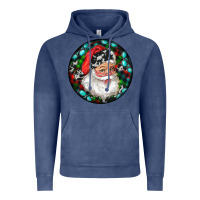 Vintage Denim Christmas Santa Claus Vintage Hoodie - RanaPortraitStore