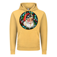 Vintage Mustard Christmas Santa Claus Vintage Hoodie - RanaPortraitStore