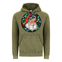 Vintage Olive Christmas Santa Claus Vintage Hoodie - RanaPortraitStore