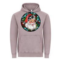 Vintage Zinc Christmas Santa Claus Vintage Hoodie - RanaPortraitStore