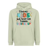 Matcha i love my kids but sometimes i wanna square up Heavyweight Hoodie - MaliasSmallBusiness