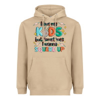 Mushroom i love my kids but sometimes i wanna square up Heavyweight Hoodie - MaliasSmallBusiness