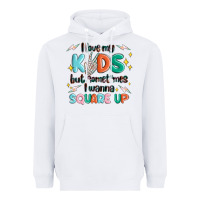 White i love my kids but sometimes i wanna square up Heavyweight Hoodie - MaliasSmallBusiness