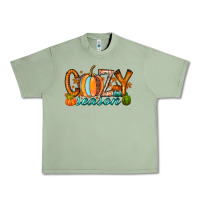 Oil Green cozy season Urban Heavy Tee - RacoonDesign