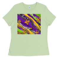 Matcha mardi gras fleur delis leopard and cowhide Ladies Tee - AdoDesignShop
