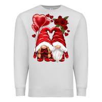 Dove Grey valentines day gnomies Premium Sweatshirt - NancyCooperArtShop