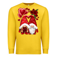 Lemon valentines day gnomies Premium Sweatshirt - NancyCooperArtShop