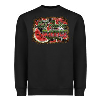 Black hot nana summer Heavyweight Sweatshirt - SublimationCraftShop