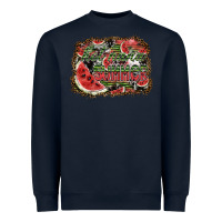 Navy hot nana summer Heavyweight Sweatshirt - SublimationCraftShop