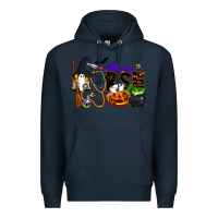 Navy Halloween Nurse Premium Hoodie - LillyAllenDesigns