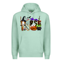Seafoam Halloween Nurse Premium Hoodie - LillyAllenDesigns