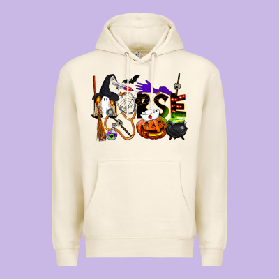 Halloween Nurse Premium Hoodie Designed By Lillyallendesigns