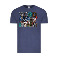 Vintage Denim god bless the country Vintage Tee - SublimationCraftShop