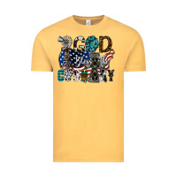Vintage Mustard god bless the country Vintage Tee - SublimationCraftShop