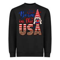 Black Born in the USA gnome Heavyweight Sweatshirt - Neo Western