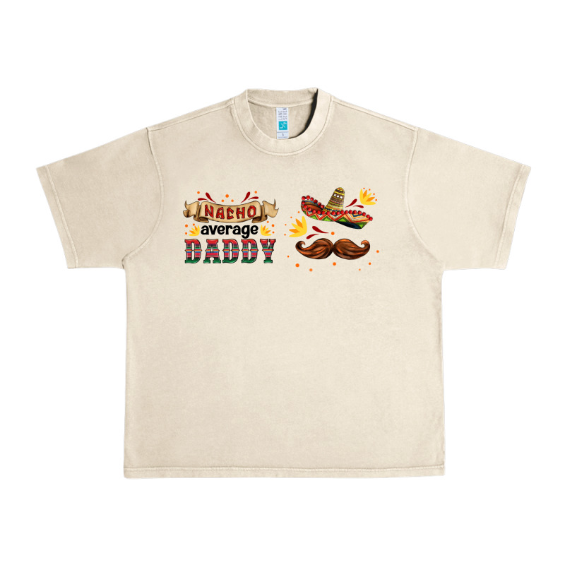 Nacho Average Daddy Libbey Glass Urban Heavy Tee by HRA Design Shop | Teevron
