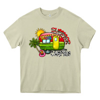 Mossy summer camping Heavy Core Tee - CowhideDigitalArt