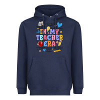 Navy in my teacher era Heavyweight Hoodie - MaliasSmallBusiness