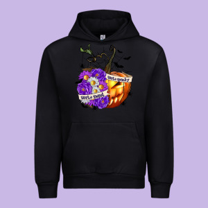 Sorta Sweet Sorta Spooky Urban Hoodie Designed By Texasbilliewilder