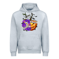 Heather Grey Sorta Sweet Sorta Spooky Urban Hoodie - texasbilliewilder