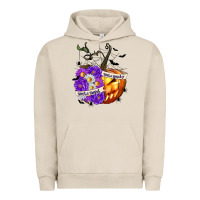 Pigment French Oak Sorta Sweet Sorta Spooky Urban Hoodie - texasbilliewilder