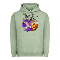 Pigment Oil Green Sorta Sweet Sorta Spooky Urban Hoodie - texasbilliewilder