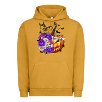Pigment Peanut Butter Sorta Sweet Sorta Spooky Urban Hoodie - texasbilliewilder