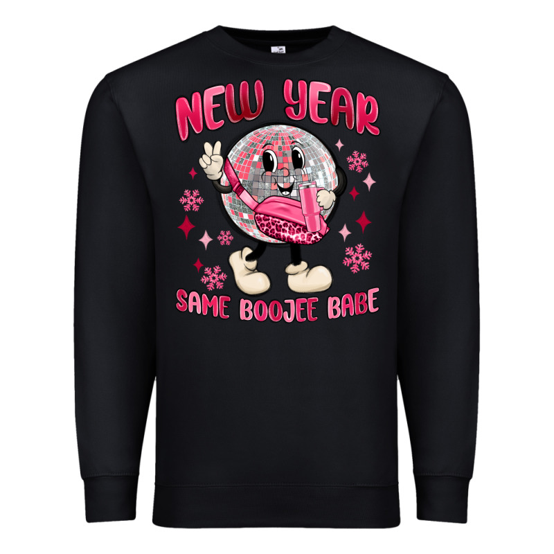 New Year Same Boojee Babe Premium Sweatshirt by MaliasSmallBusiness | Teevron