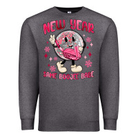 Charcoal Heather new year same boojee babe Premium Sweatshirt - MaliasSmallBusiness