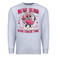 Heather Grey new year same boojee babe Premium Sweatshirt - MaliasSmallBusiness