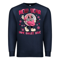 Navy new year same boojee babe Premium Sweatshirt - MaliasSmallBusiness