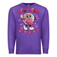 Purple new year same boojee babe Premium Sweatshirt - MaliasSmallBusiness