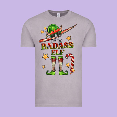 Im The Badass Elf Vintage Tee Designed By Fadigitalartstudio