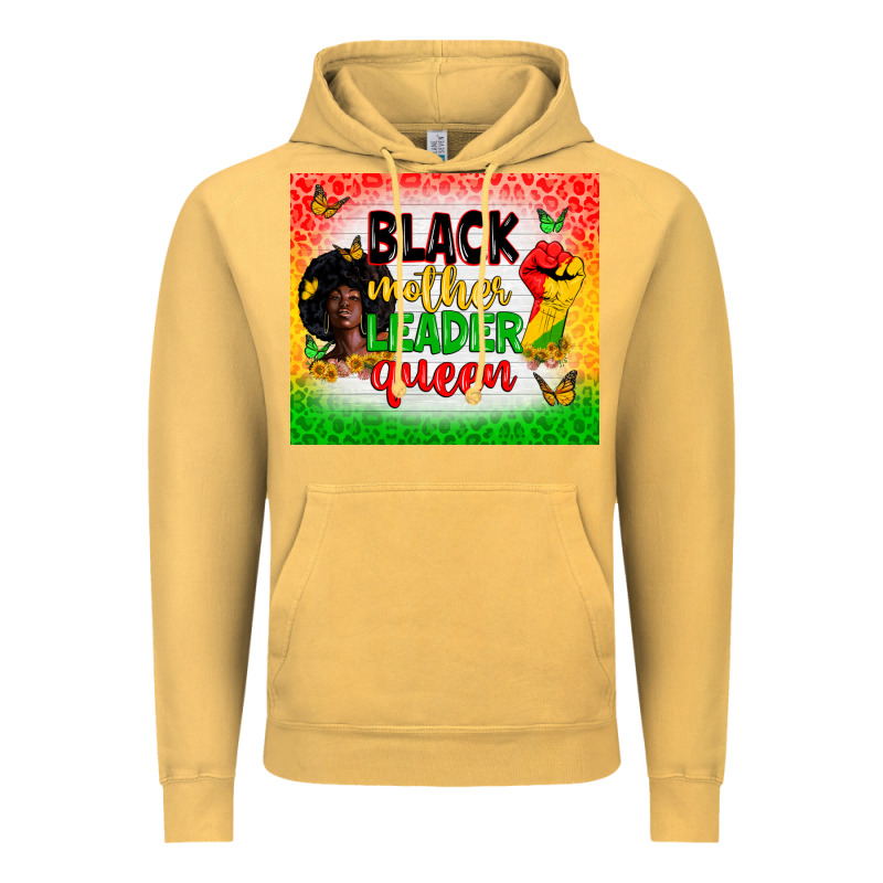 Black Mother Leader Vintage Hoodie by Zillion Design Studio | Teevron
