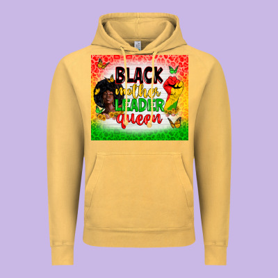Black Mother Leader Vintage Hoodie Designed By Zillion Design Studio